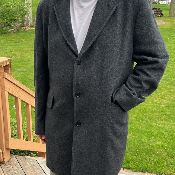 Structure vtg wool blend 3/4 length overcoat XL - Picture 3 of 6